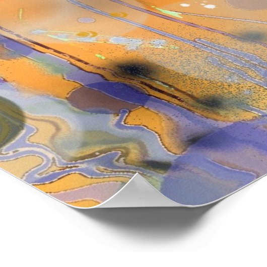 Morgensonne - Abstraktes Poster (Ecke)