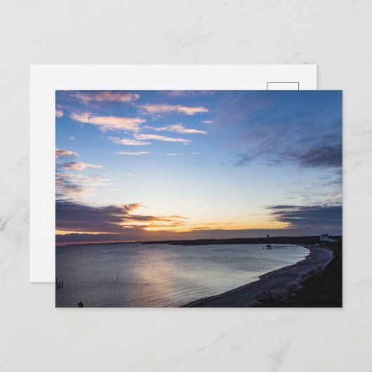 Morgensonne an der Ostsee Timmendorfer Strand Postkarte (Vorne/Hinten)