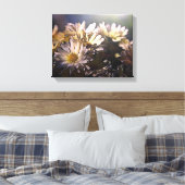 Morgensonne Blume Wrapped Canvas Leinwanddruck (Insitu (Schlafzimmer))