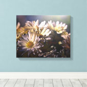 Morgensonne Blume Wrapped Canvas Leinwanddruck (Insitu (Holzboden))