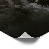 Morgensonne durch Dschungel Poster (Ecke)