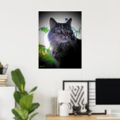 Morgensonne ist auf poster (Heimbüro)