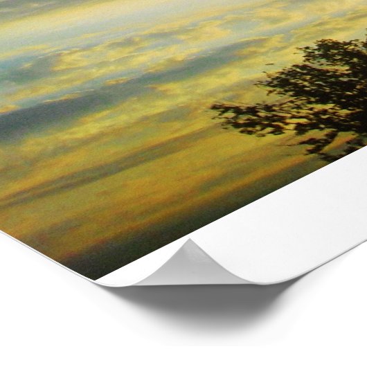 Morgensonne Poster (Ecke)