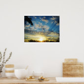 Morgensonne Poster (Küche)