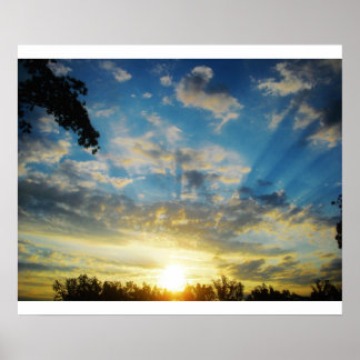 Morgensonne Poster