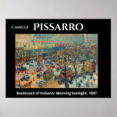 Morgensonnenlicht Poster (Vorne)