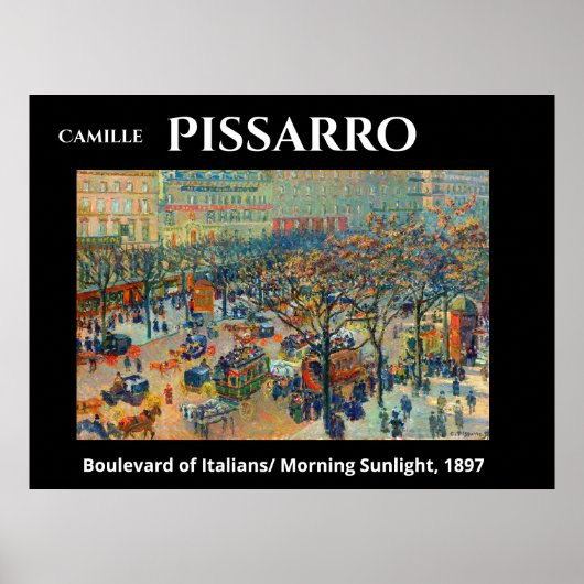 Morgensonnenlicht Poster (Vorne)