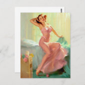 Morgensonniges Button nach oben Postkarte (Vorne/Hinten)