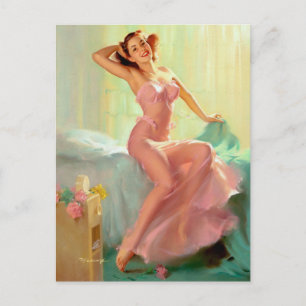 Morgensonniges Button nach oben Postkarte