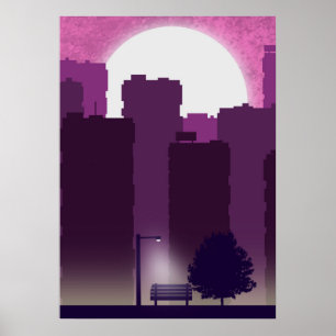 Morgenstadtplakat Poster
