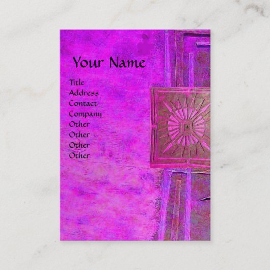 MORGENSTAR 2 , MONOGRAMM VISITENKARTE (Vorderseite)