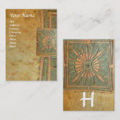 MORGENSTAR 2 , MONOGRAMM VISITENKARTE (Vorne/Hinten)