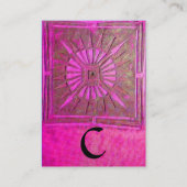 MORGENSTAR 2 , MONOGRAMM VISITENKARTE (Rückseite)