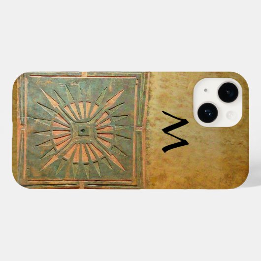 MORGENSTAR, gelb, braun, schwarz Case-Mate iPhone Hülle (Rückseite (Horizontal))