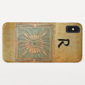 MORGENSTAR, gelb, braun, schwarz Case-Mate iPhone Hülle (Rückseite (Horizontal))