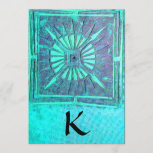 MORGENSTAR , leuchtend blau aquamarin, weiß Ankündigung