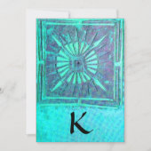 MORGENSTAR , leuchtend blau aquamarin, weiß Ankündigung (Vorderseite)