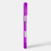 MORGENSTAR , Lila, schwarz, Monogramm Case-Mate iPhone Hülle (Rückseite / Rechts)