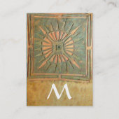 MORGENSTAR , MONOGRAMM VISITENKARTE (Rückseite)