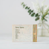 MORGENSTAR , MONOGRAMM VISITENKARTE (Stehend Vorderseite)