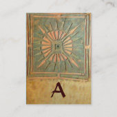 MORGENSTAR , MONOGRAMM VISITENKARTE (Rückseite)