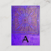 MORGENSTAR , MONOGRAMM VISITENKARTE (Rückseite)