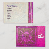 MORGENSTAR , MONOGRAMM VISITENKARTE (Vorne/Hinten)