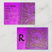 MORGENSTAR , MONOGRAMM VISITENKARTE (Vorne/Hinten)