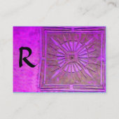 MORGENSTAR , MONOGRAMM VISITENKARTE (Rückseite)