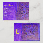 MORGENSTAR , MONOGRAMM VISITENKARTE (Vorne/Hinten)