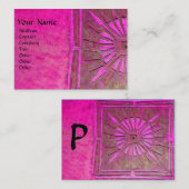 MORGENSTAR , MONOGRAMM VISITENKARTE (Vorne/Hinten)