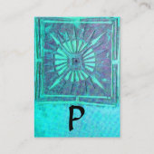 MORGENSTAR , MONOGRAMM VISITENKARTE (Rückseite)