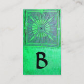 MORGENSTAR , MONOGRAMM VISITENKARTE (Rückseite)