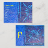 MORGENSTAR , MONOGRAMM VISITENKARTE (Vorne/Hinten)