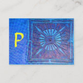 MORGENSTAR , MONOGRAMM VISITENKARTE (Rückseite)