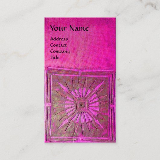 MORGENSTAR , MONOGRAMM VISITENKARTE (Vorderseite)