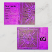 MORGENSTAR , MONOGRAMM VISITENKARTE (Vorne/Hinten)