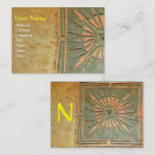 MORGENSTAR , MONOGRAMM VISITENKARTE (Vorne/Hinten)