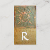 MORGENSTAR , MONOGRAMM VISITENKARTE (Rückseite)