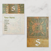 MORGENSTAR , MONOGRAMM VISITENKARTE (Vorne/Hinten)