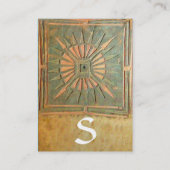 MORGENSTAR , MONOGRAMM VISITENKARTE (Rückseite)