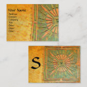 MORGENSTAR , MONOGRAMM VISITENKARTE (Vorne/Hinten)