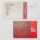 MORGENSTAR , MONOGRAMM VISITENKARTE (Vorne/Hinten)