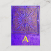 MORGENSTAR , MONOGRAMM VISITENKARTE (Rückseite)