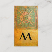 MORGENSTAR , MONOGRAMM VISITENKARTE (Rückseite)