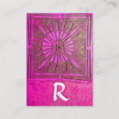 MORGENSTAR , MONOGRAMM VISITENKARTE (Rückseite)