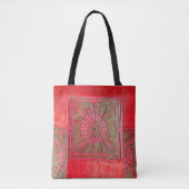 MORGENSTAR, Red GreenTote Bag Tasche (Vorderseite)