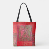 MORGENSTAR, Red GreenTote Bag Tasche (Rückseite)