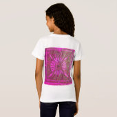 MORGENSTAR Rosa, Fuchsienschwarz, Monogramm T-Shirt (Schwarz voll)