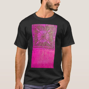 MORGENSTAR Rosa, Fuchsienschwarz, Monogramm T-Shirt
